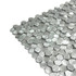 Мозаика Marble Mosaic Gravity Aluminium 3D Hexagon Metal алюминий 29.6х30.5 см чип 8х14 мм, серебро-silver
