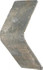 Декор Monopole Esquina Jerica Grafito 13,1x15,5, матовый керамогранит