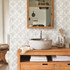Керамогранит Ноа 15x15 (0,5) Nanda Tiles Адина глянцевый, рельефный (рустикальный) универсальная плитка 00000089695
