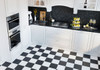 Мозаика Hex Marquina (на сетке) 3.5х3 стекло 30.7х31.7