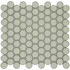Мозаика Marble Mosaic Round White стекло 30х30 см глянцевая чип 28.5x30 мм, белый