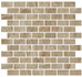Декор MM13121 Эвора Мозаичный Бежевый глянцевый 30x32 Kerama Marazzi керамический