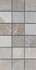 Мозаика Mk.Himalaya Coral1 530 15х30 керамогранит RHS матовая чип 50х50 мм, розовый, серый