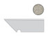 Плинтус Klif Silver Battiscopa Sag.Sx. AN4M 7,2x30 шт керамогранит