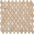 Мозаика из мрамора Cream Marfil, Thassos White PIX285, чип 39x24 мм, сетка 305х342x7 мм глянцевая, бежевый