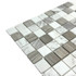Мозаика Marble Mosaic Mix stone 2 Mat камень 30х30 см матовая чип 23х23 мм, серый