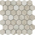 Мозаика Muare Каменная Q-Stones QS-Hex012-3f-48H/10 30,5x30,5, глянцевая