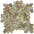 Мозаика Marble Mosaic Pebbles White Stone Pol галька 30х30 см глянцевая, белый