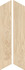 Керамогранит Drem Havana Chevron 7.5х40.7 RHS матовый напольный J91653