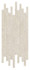 Мозаика Boost Mineral White Brick 30x60 керамогранит матовая, бежевый AIGY