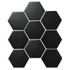 Мозаика Керамическая Hexagon big Black Matt (SBH4810) 256х295х6