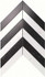 Декор Marvel Chevron Cold Wall керамический