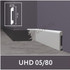 Напольный плинтус Solid UHD Polymer с креплением на клей 1 UHD 05/80, белый 13х80х2400 ударопрочный полистирол под покраску