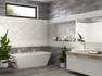 Декор Sonnet Grey Geometria Azori 20.1х50.5 матовый керамический 587902002