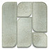 Панно KMD3RIC014 Модульное Силуэт Зелёный Светлый 30x30 Kerama Marazzi глянцевая керамическое