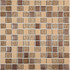 Мозаика PP2323-17 ерамика 30х30 см матовая чип 23х23 мм, бежевый, коричневый