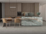 Керамогранит Bookmatch Onice Seagreen A Soft Matt. 160х320 Ascale матовый универсальная плитка 10886-0002