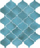 Настенная плитка 65005 Арабески Майолика Голубой 26x30 Kerama Marazzi глянцевая керамическая