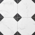 Керамогранит Pembrook Black Pre-cut 45х45 Etili Seramik матовый напольная плитка 17323