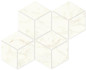Мозаика Marvel Calacatta Delicato Mos. Esagono Matt 30x35 керамогранитная