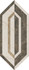 Декор HGD/A473/35003 Бикуш Глянцевый 14х34 Kerama Marazzi керамический
