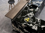 Керамогранит Napoleon Black 160x320 Polished (6 мм) Zodiac Ceramica полированный универсальный MN766CP321606