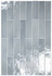 Настенная плитка Manacor Blue Moon 6.5x40 глянцевая керамическая