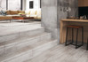 Ступень фронтальная Tread V-shape Cortone Grigio 120.2x32 керамогранит матовая