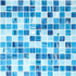 Мозаика Imagine Lab Fiji стекло 32.7х32.7 см глянцевая чип 23x23 мм, синий, голубой
