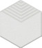 Декор OS/A241/63000 Агуста Белый 5.2х6 Kerama Marazzi керамогранит матовый