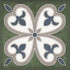 Декор Smalto Decor 4 Verde 15х15 Керлайф матовый керамический 924218