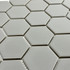 Мозаика Marble Mosaic Hex Ceramic Grey керамика 28.2х32.5 см матовая чип 51x59 мм, серый