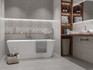 Настенная плитка Starck Grey 20.1х40.5 Azori матовая керамическая 509641101