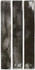 Настенная плитка Enamel Charcoal 5x25 см DNA Tiles 123144 глянцевая керамическая