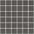 Мозаика Living Ceramics Noon Mosaic 55 Anthracite Soft 30x30 керамогранит матовая чип 55х55 мм, черный LV11674