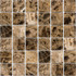 Мозаика 48x48 Dark Emperador Polished (JMST055) 305x305x4, натур. мрамор