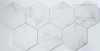 Напольная плитка GH020 мрамор NSmosaic 20х23 матовая керамическая