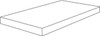 Ступень угловая Empire Statuario Scalino Ang. Sx 33x60/Эмпаир Статуарио Левая 33x60 матовая