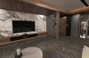 Керамогранит AB3124G PG9-1260 Roma Black 60х120 full lappato Absolut Gres лаппатированный (полуполированный) универсальный