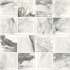 Мозаика Etoile Renoir Glo 6 mm Mos 7,5x7,5 (761825) 30x30 керамогранит полированная, белый, серый