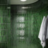Мозаика Short Stick Jungle Crackle  керамика 28х30 см Amadis Fine Tiles глянцевая чип 20х150 мм, зеленый 8436552229354