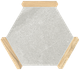 Керамогранит Sacramento Ceniza Pino 22x25 Monopole матовый напольный 71250