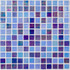 Мозаика Shell Mix Deep Blue 552/555 (на сетке)