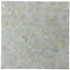 Мозаика Marble Mosaic Brick Shell ракушка 30х30 см чип 15х30 мм, голубой, серый