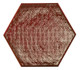 Декор Dec Rain Bordeaux Mist 19,8х22,8 Prissmacer керамогранит глянцевый, рельефный (рустикальный) 78803430