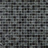 Мозаика BL8108 стекло+камень 30x30 см глянцевая чип 15x15 мм, черный