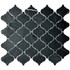 Мозаика Marble Mosaic Arabesco Nero Marquina Pol камень 27.8х32.5 см полированная чип 68х68 мм, черный
