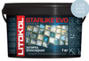 Затирка для плитки эпоксидная Litokol двухкомпонентный состав Starlike Evo S.400 Verde Salvia 1 кг 485370002