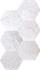 Декор Quintessenza Alchimia Ars Mix 1 Bianco Grigio 26.6x23 глазурованный, матовый керамогранит