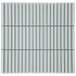 Мозаика Marble Mosaic Kit-Kat White керамика 28.2х29.4 см матовая чип 12x92 мм, белый